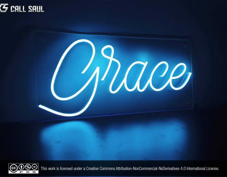 Grace Blue Color LED Neon Sign