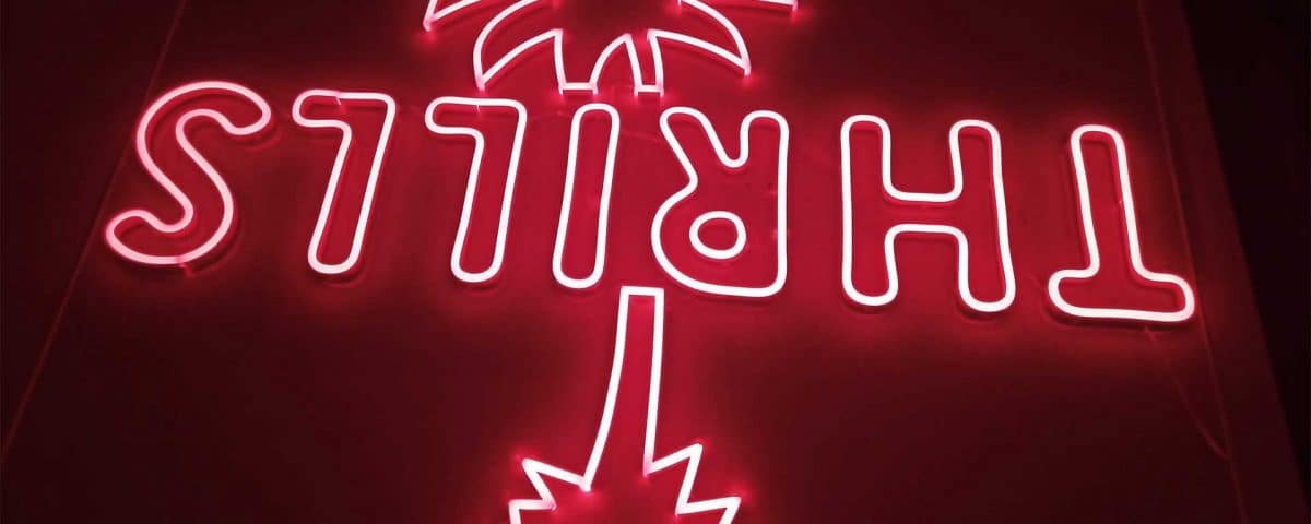 Thrills Red Color LED Neon Sign