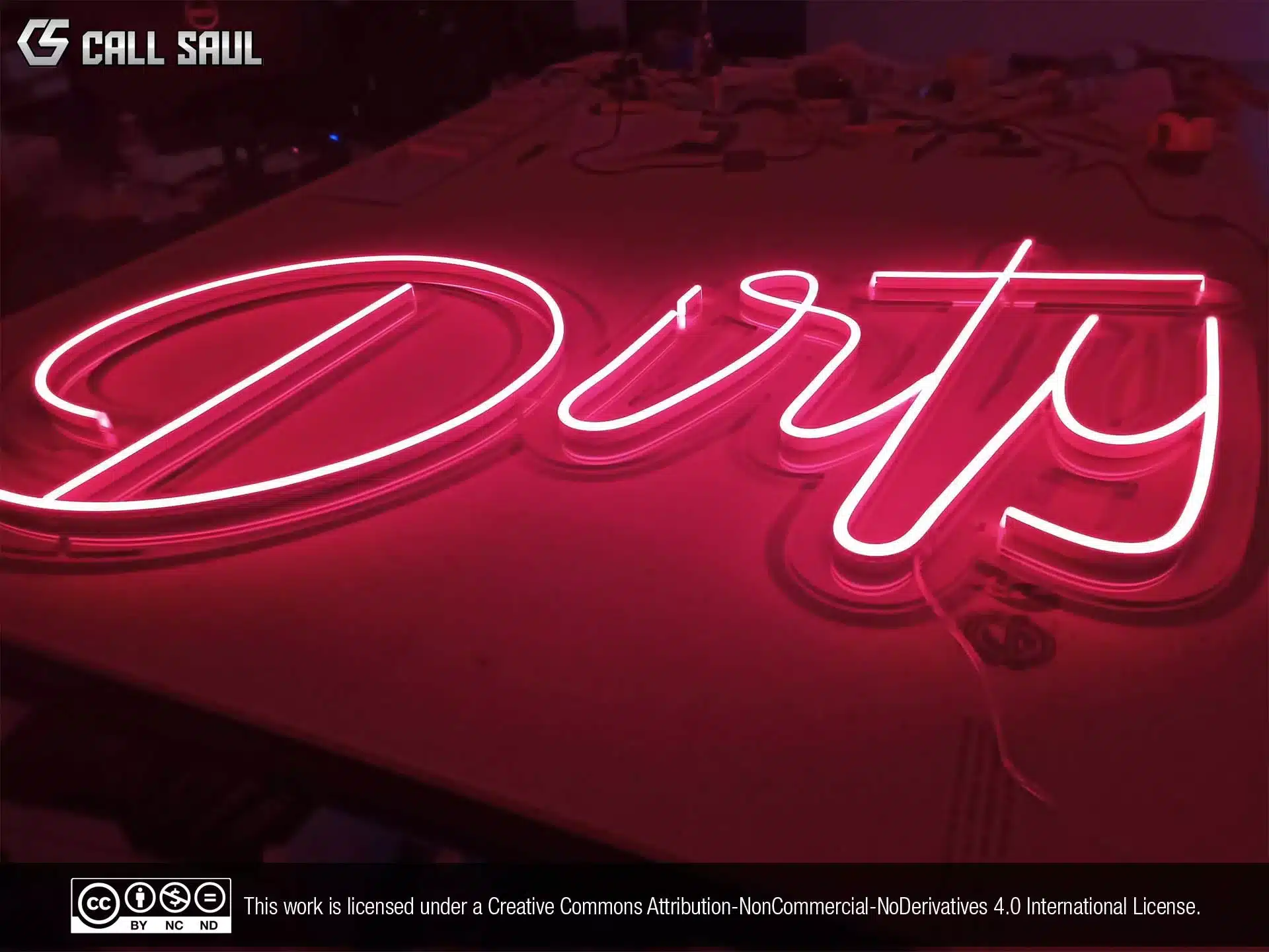 Dirty Red Color LED Neon Sign