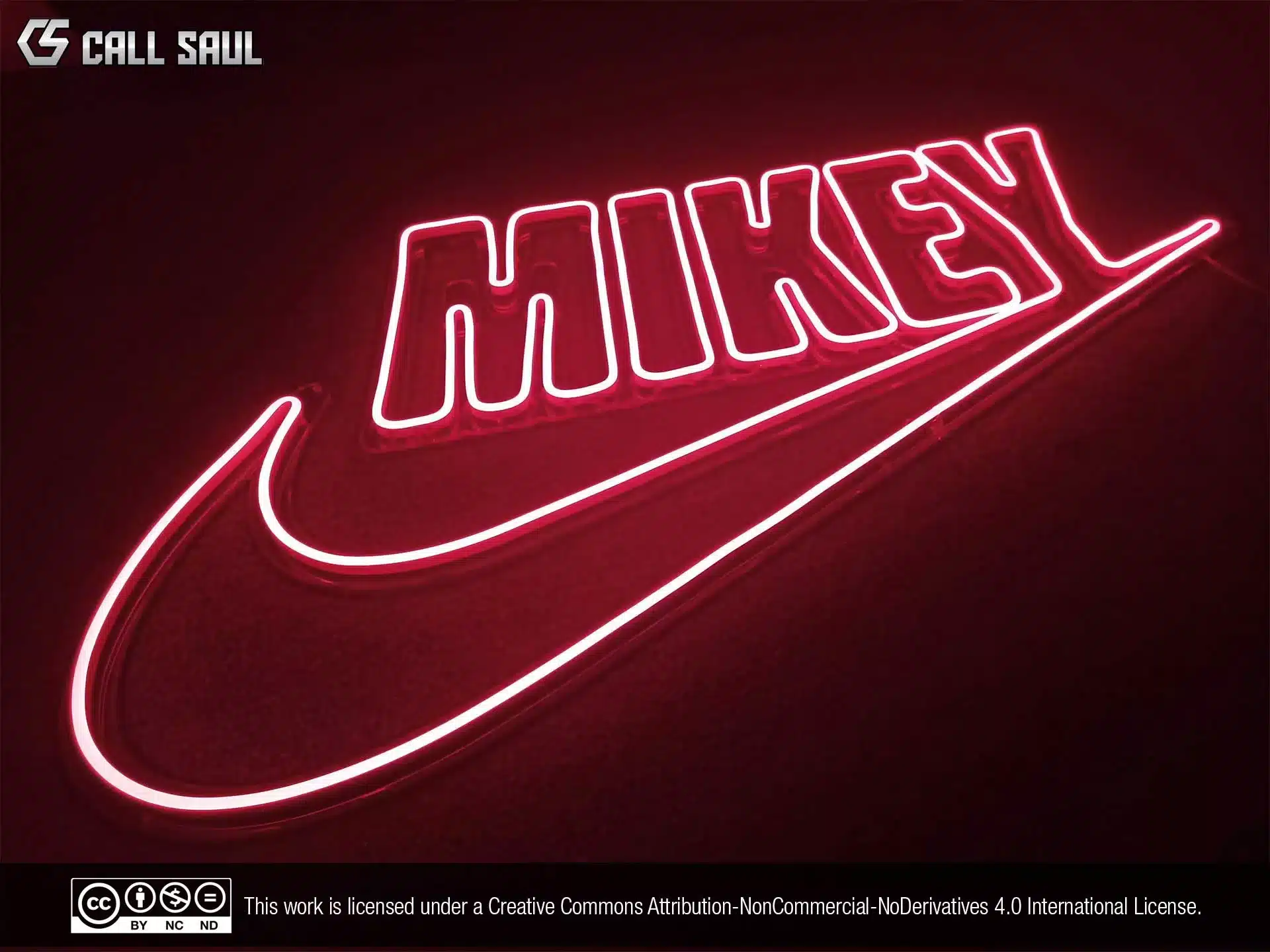 Mikey Red Color LED Neon Sign