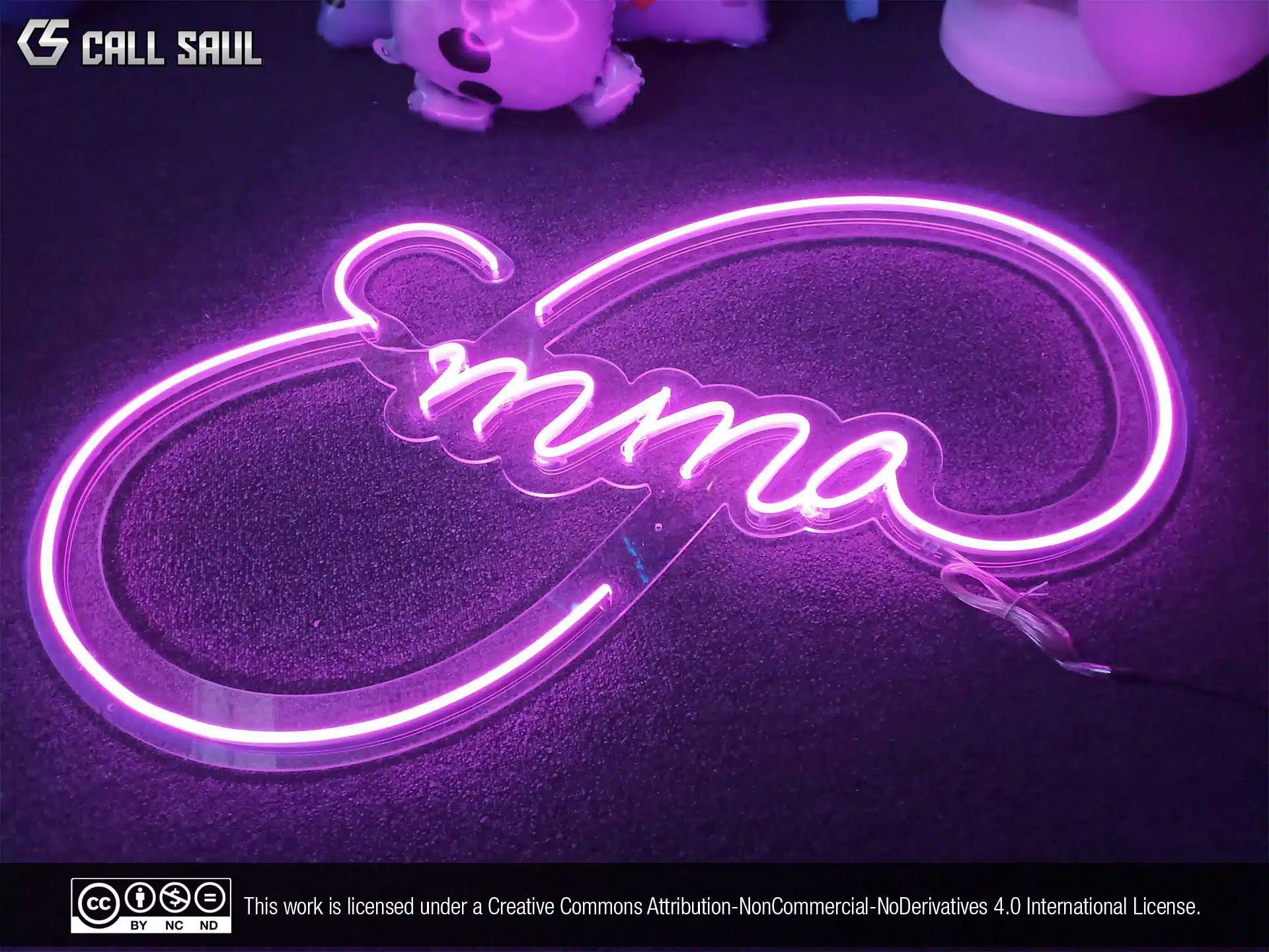 Emma Purple Color LED Neon Sign