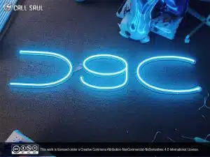D9C Blue Color LED Neon Sign
