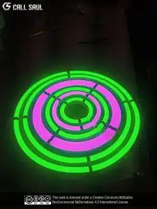 Dual Tone LED Neon Sign Pink and Green Colors