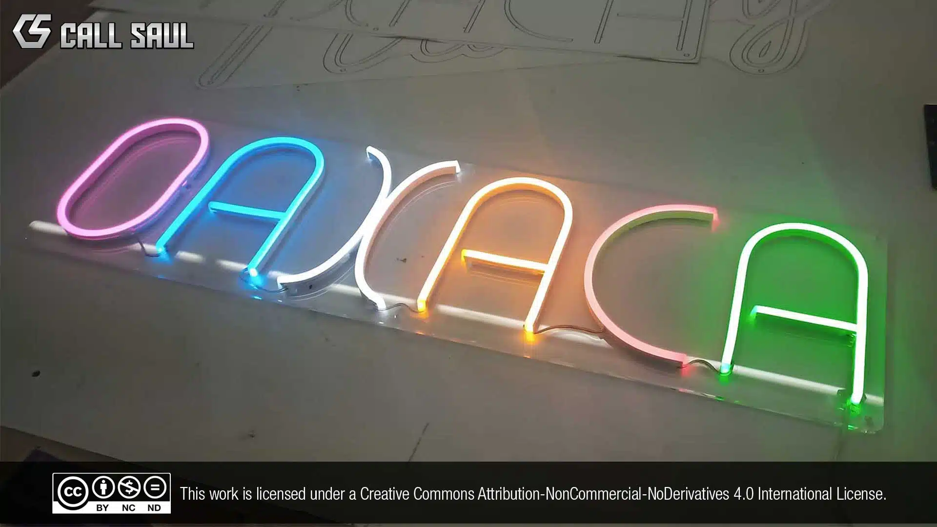 Oaxaca Pink Blue White Orange Red and Green Color LED Neon Sign