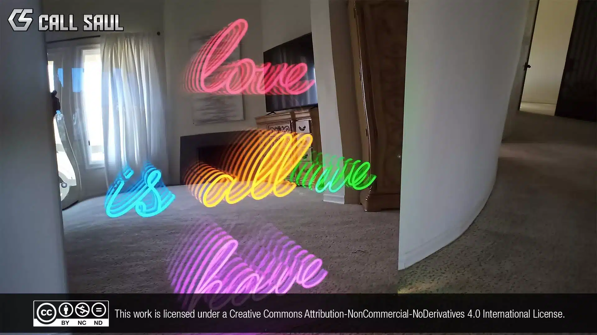 Love is All We Have Red Blue Yellow Green and Purple Color LED Neon Sign