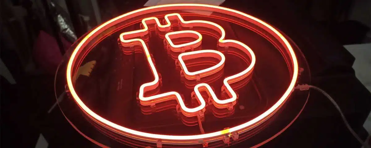 Bitcoin Symbol Orange Color LED Neon Sign