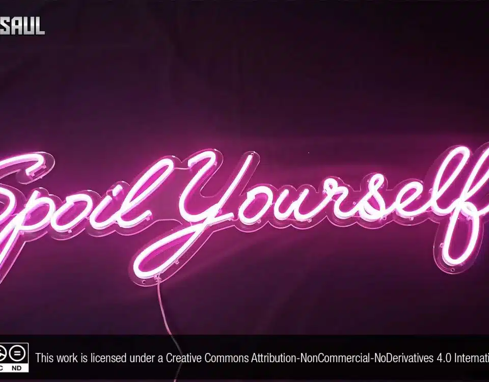 Spoil Yourself Pink Color LED Neon Sign