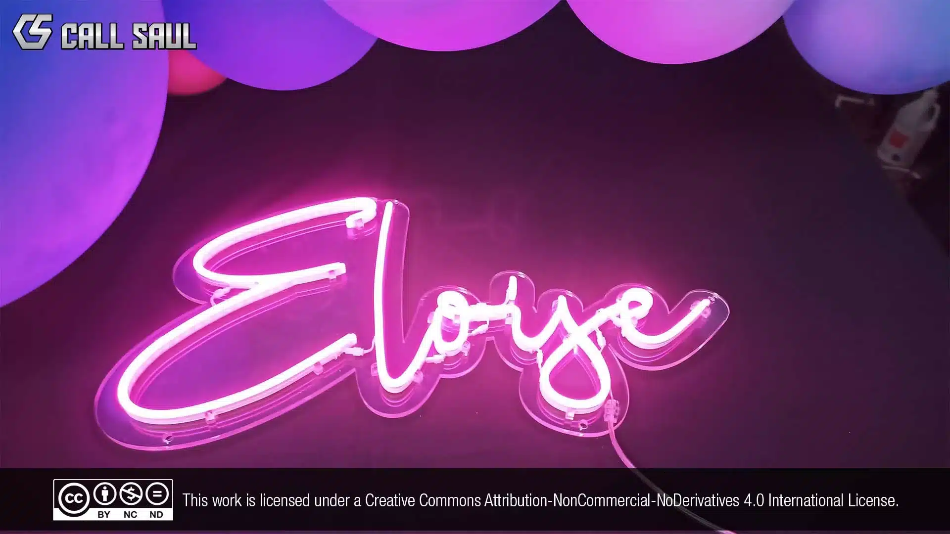 Eloise Pink Color LED Neon Sign