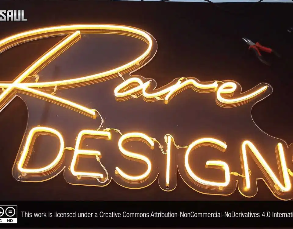 Rare Designs Golden Yellow Color LED Neon Sign
