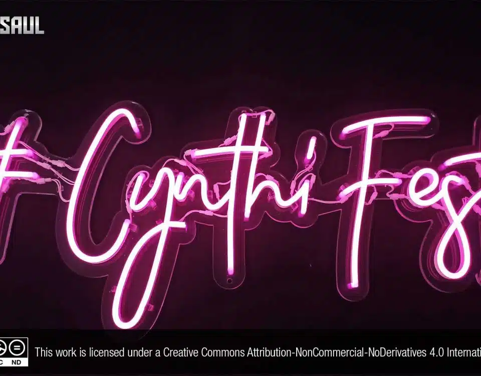 #Cynthi Fest Pink Color LED Neon Sign