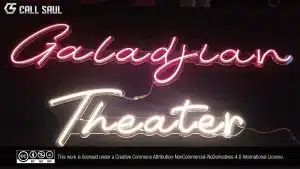 Galadjian Theater White and Red Color LED Neon Sign