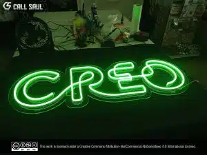 Creo Green Color LED Neon Sign