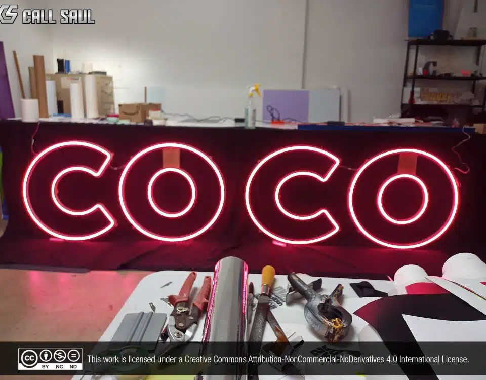 Coco Pink Color LED Neon Sign