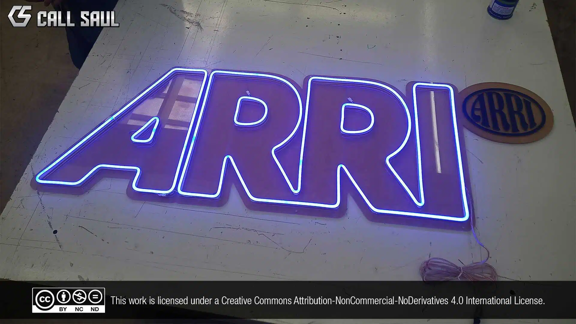Arri Blue Color LED Neon Sign