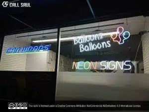 Car Wraps, Balloons Balloons, and Neon Signs Blue, Green, White, Yellow and Pink Color LED Neon Sign