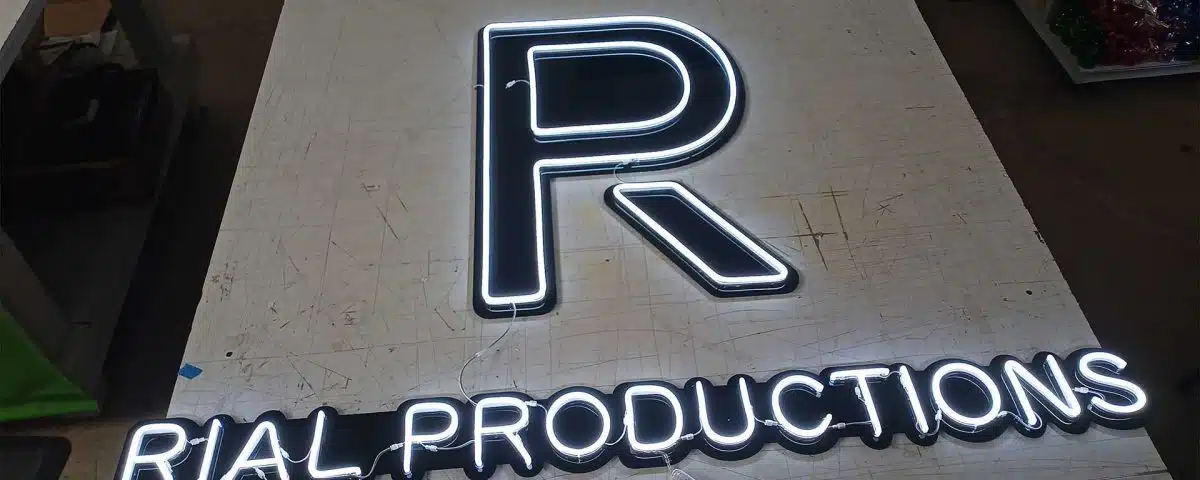 Rial Productions White Color LED Neon Sign