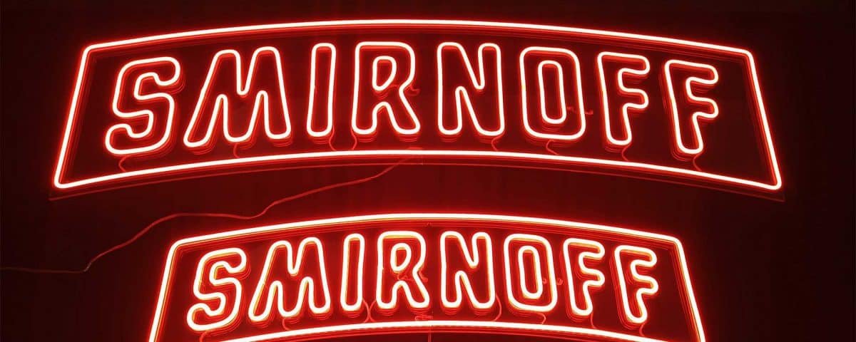 Smirnoff Red Color LED Neon Sign