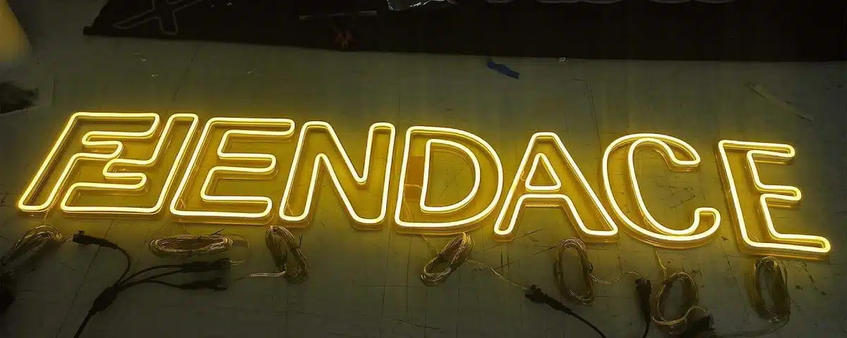 Fendace Lemon Yellow Color LED Neon Sign