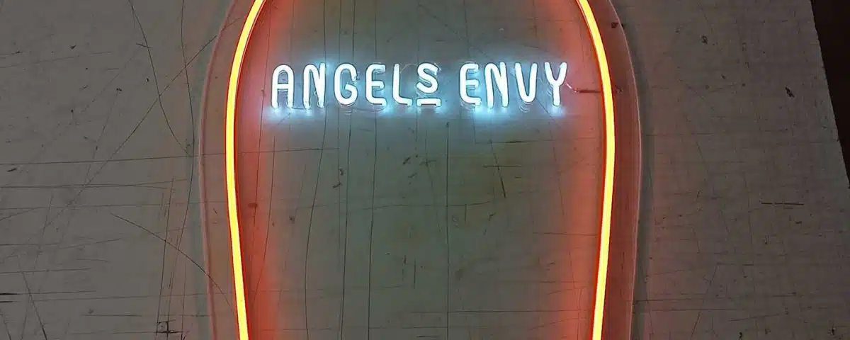 Angels Envy Cool White and Orange Color LED Neon Sign
